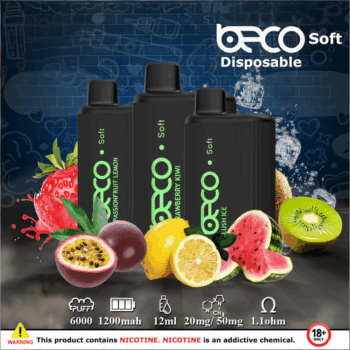 بيكو سوفت (BECO Soft) - 6000 سحبة (Puffs) فيب (Vape) للاستخدام مرة واحدة