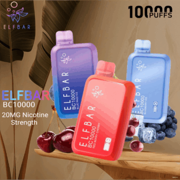 إلفبار بي سي 10000 (ElfBar BC10000) - 20 مليجرام فيب (Vape) للاستخدام مرة واحدة