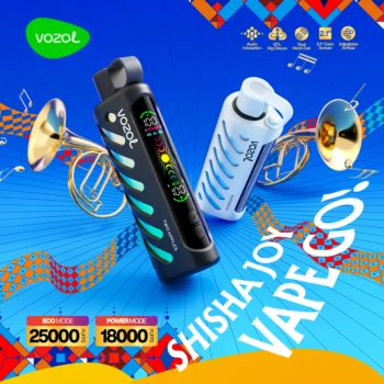 فوزول جير شيشة (Vozol Gear Shisha) - 25000 سحبة (Puffs) فيب (Vape) للاستخدام مرة واحدة