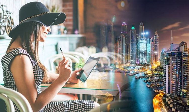 Vaping at Dubai Marina hot weather, People enjoying vape in UAE cityscape, Cool and refreshing vape experience Dubai - Dubai holidays: Is smoking a vape illegal in Dubai? UAE vaping ...