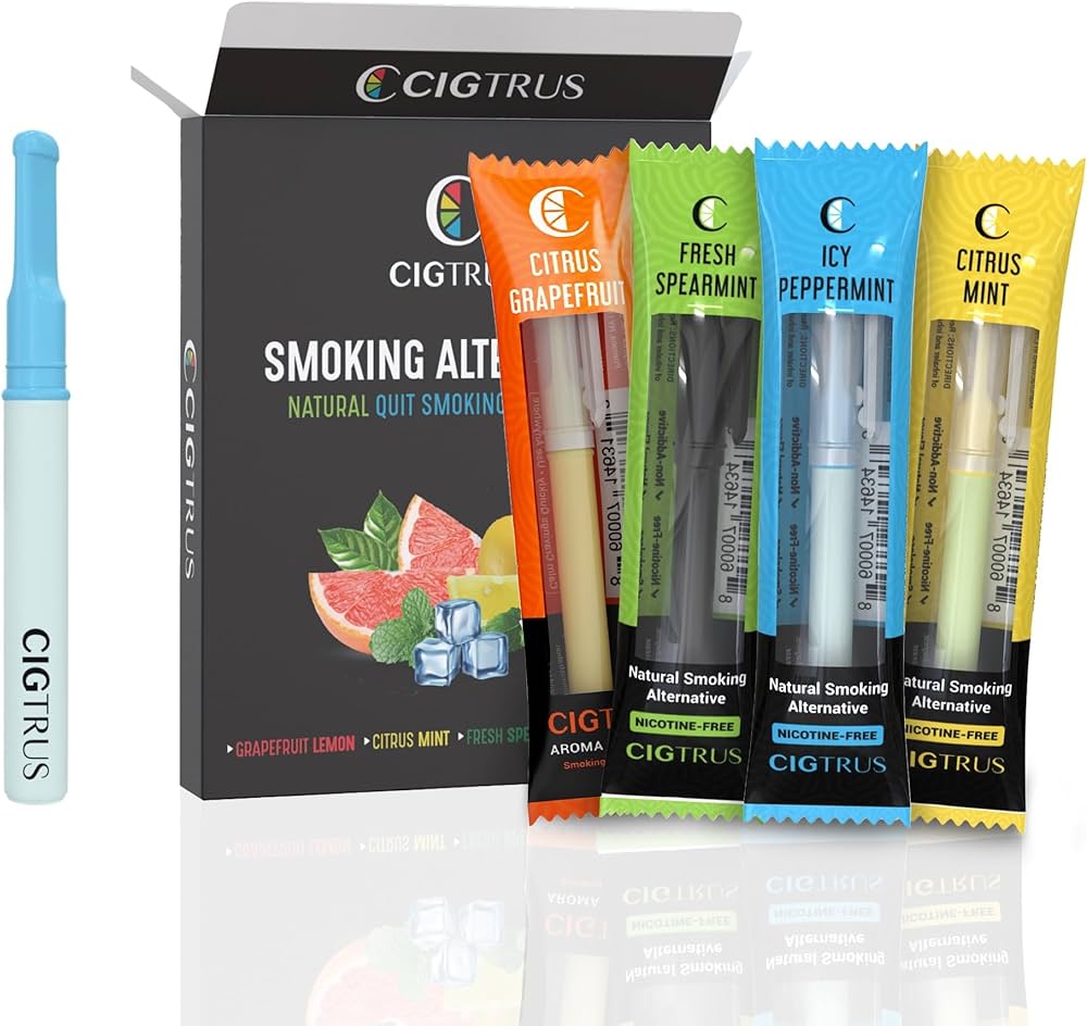 Quit smoking now, cleaner alternative vape, stop smoking benefits, red stop sign vape - Amazon.com : Cigtrus Quit Smoking Aid – Natural Smokeless Inhaler ...