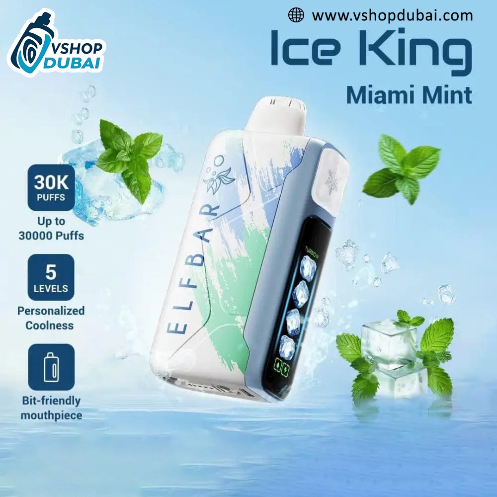 Refreshing vape flavors, ice vape flavors Dubai, summer disposable vape, cool mint vape - Top Flavors for Elf Bar Ice King 30,000 Puffs Disposable Vape ...