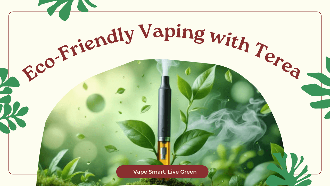 Eco-friendly vaping UAE, single vape device vs electronic waste, reduced plastic waste from vapes, sustainable vaping Dubai - Eco-Friendly Vaping: How Terea Promotes Sustainability