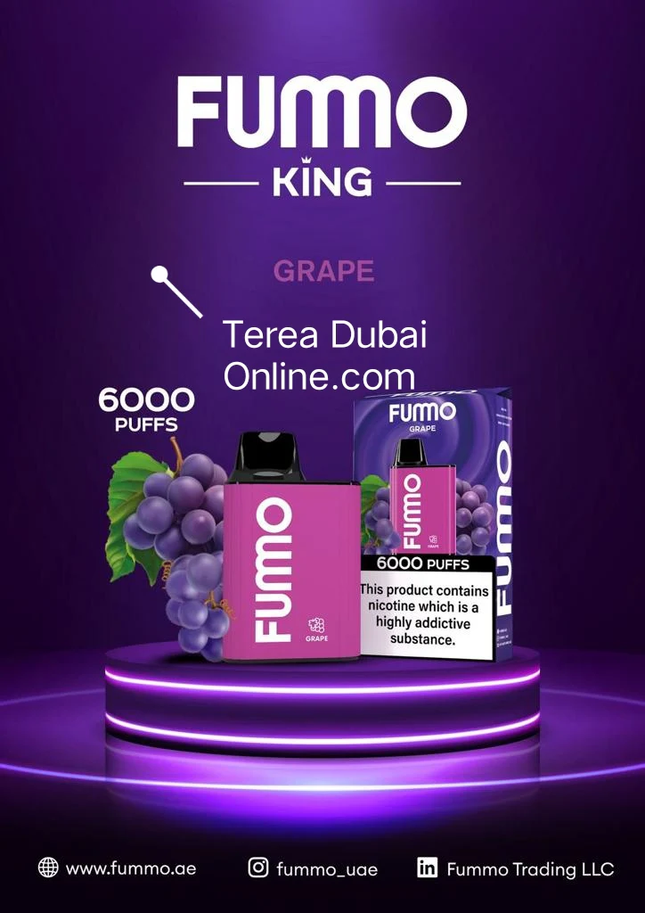 FUMMO King 6000 mango iced grape vape flavors - Fummo King 6000 Puffs Disposable Vape 5% Nicotine in Dubai– Terea ...