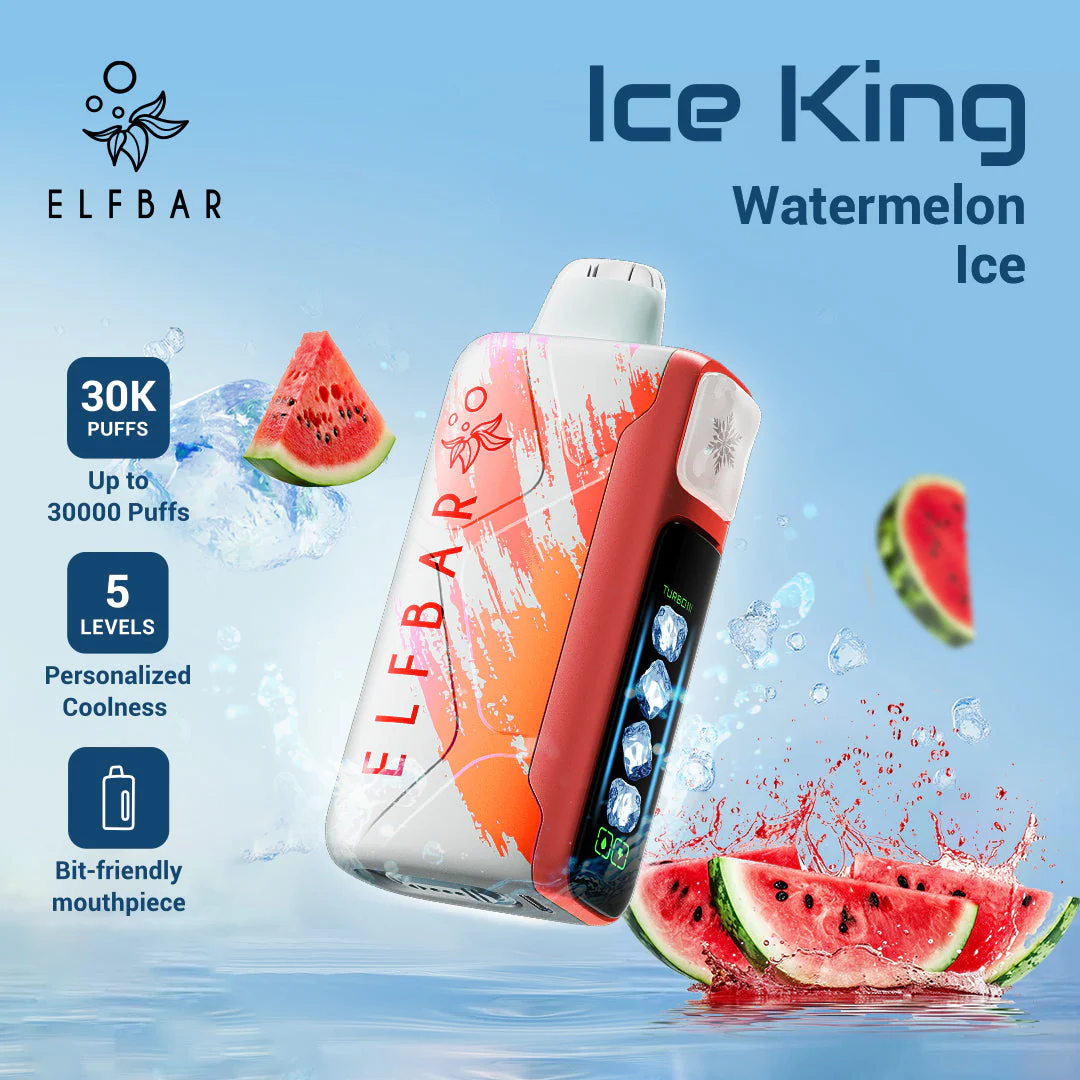 Elfbar Ice King 30000 vape device, icy cool vape, long-lasting Elfbar, cooling sensation disposable vape - Buy Elfbar Ice King 30000 puffs Disposable Vape in YOUR CITY-FAST ...