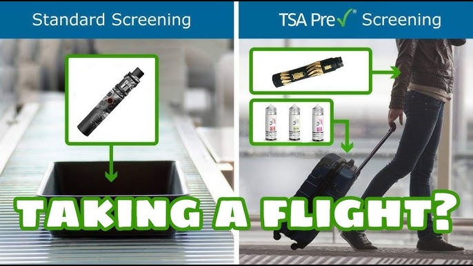 airport security smooth passage vape, traveler passing airport checkpoint easily, pro tips airport security vaping - How To Travel With Your Vape & Vape Liquid on a Plane - Simple Tips