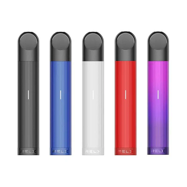 RELX vape Apple comparison, premium vape brand aesthetic, sleek high-tech vaping device - RELX Essential Vape Pod Device Kit | $4.99