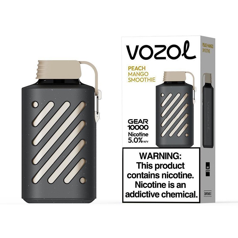 Vozol Gear S.i.L.C technology, smooth vape draw, integrated carabiner e-cigarette, clip-on vape device, backpack attachment - Vozol Gear 10000 Puffs Disposable Vape Kit 20ml | Vapesourcing