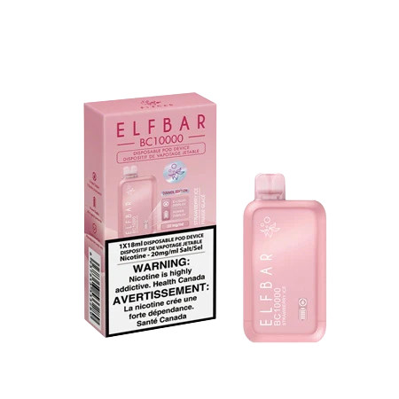 Elfbar BC10000 dry hit prevention, smart vape liquid sensor, burnt taste protection - Strawberry Ice ELFBAR BC10000 Toronto GTA Vaughan Ontario Canada ...